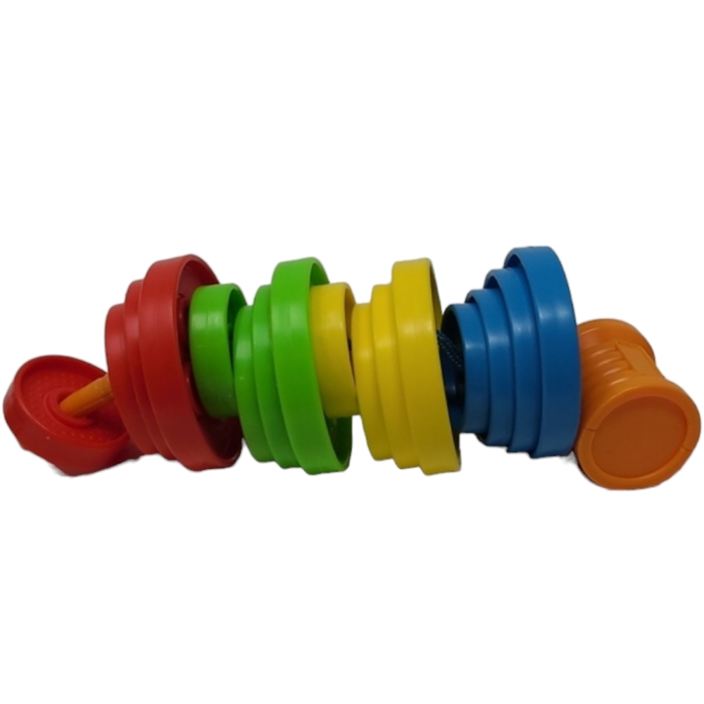 VINTAGE PLAYSKOOL THREAD SEWING BUTTON TODDLER LEARNING TOY - Picture 2 of 15